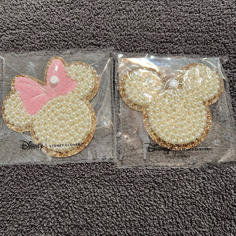 Stoney Clover Lane Large Minnie & Mickey Pearl Patches